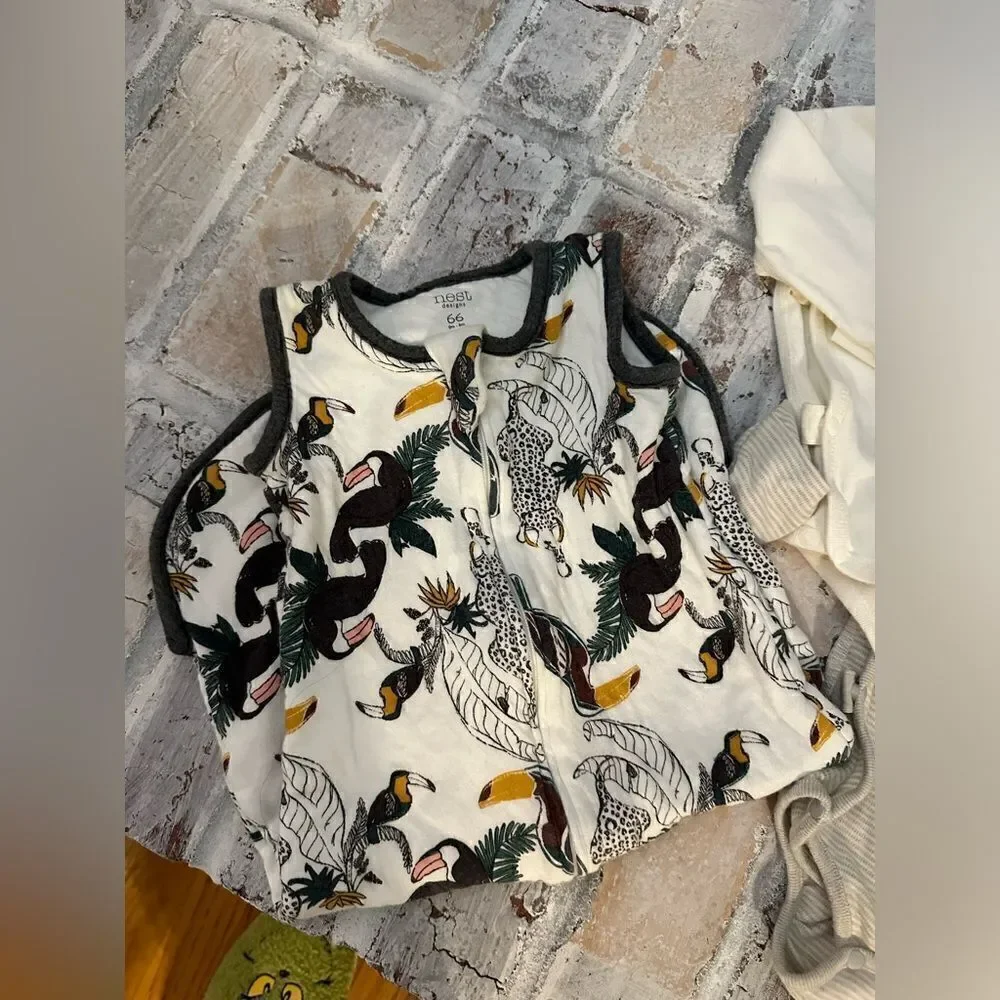 Nest Designs Sleep Sack with Onesies bundle 0-6 months